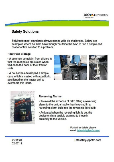 Safety Solutions